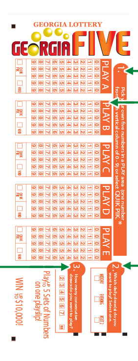 Georgia Five - Online Betslip