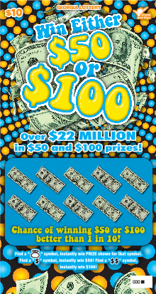 WIN EITHER $50 OR $100 ticket