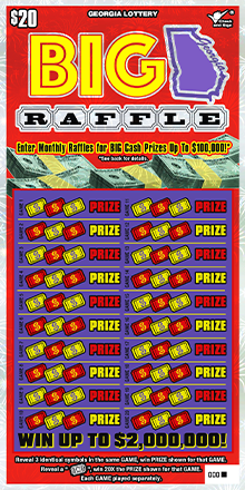 $20 BIG GEORGIA RAFFLE ticket