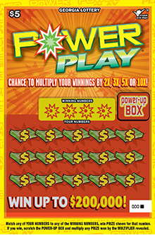 1722 - Power Play - Georgia Lottery