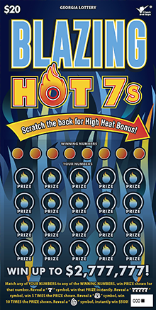 BLAZING HOT 7s ticket