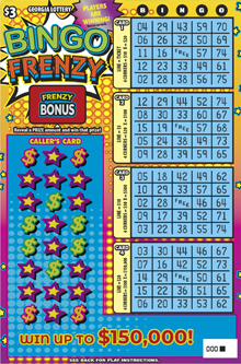 BINGO FRENZY ticket