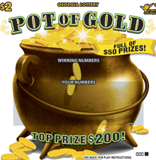 POT OF GOLD ticket