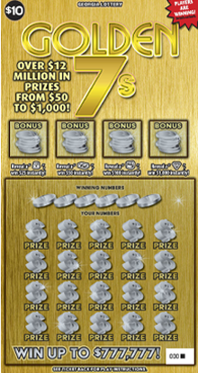 GOLDEN 7s ticket