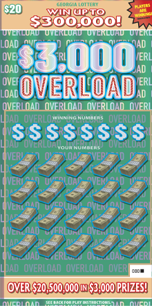$3,000 OVERLOAD ticket