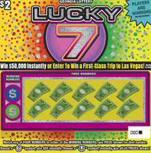 LUCKY 7 ticket