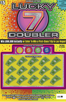 LUCKY 7 DOUBLER ticket