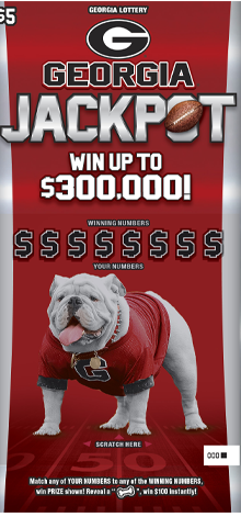 UGA GEORGIA JACKPOT ticket