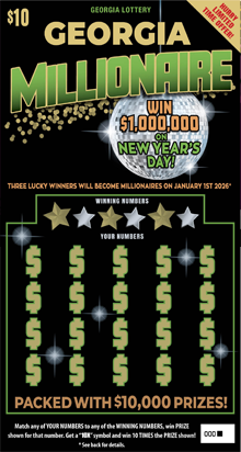 GEORGIA MILLIONAIRE ticket